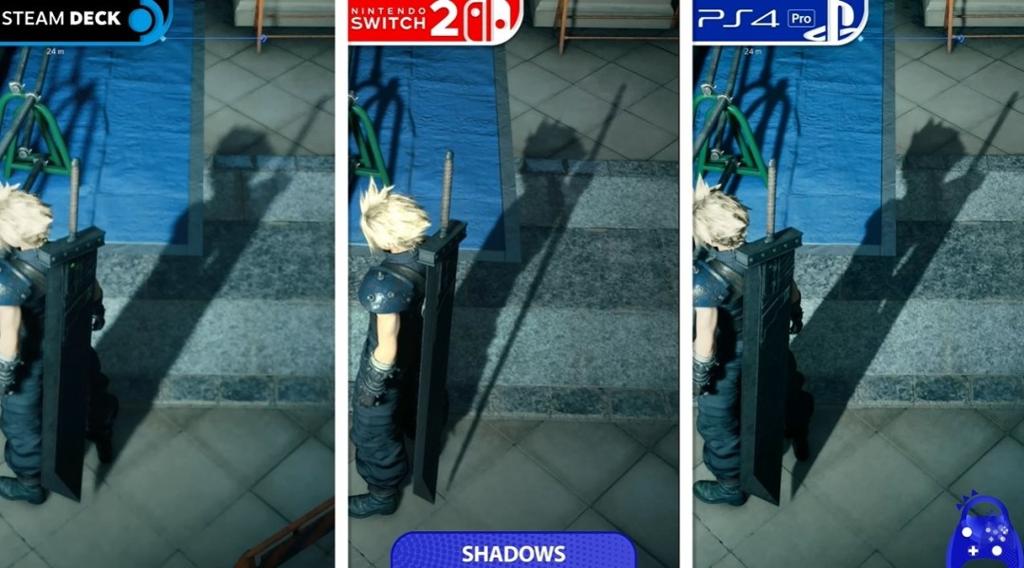 《最终幻想7重制版Intergrade》三平台画面性能对比 Switch2优于Steamdeck