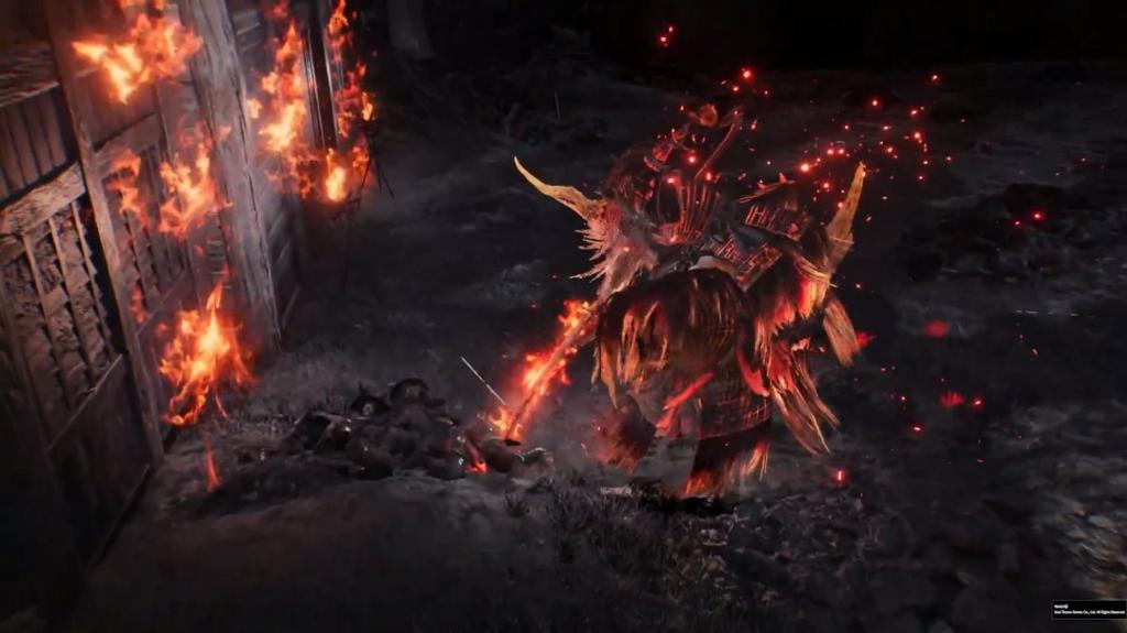 《仁王3》新实机 主角大战妖怪化Boss山县昌景