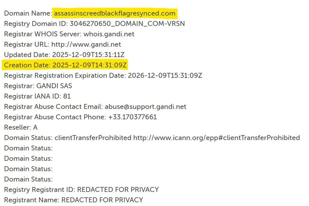 实锤加码！《刺客信条：黑旗》重制版域名被挖出