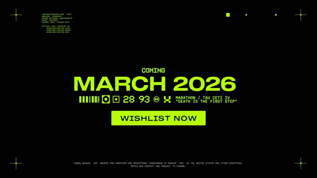 《马拉松》9分钟新实机视频 深度展示七种职业