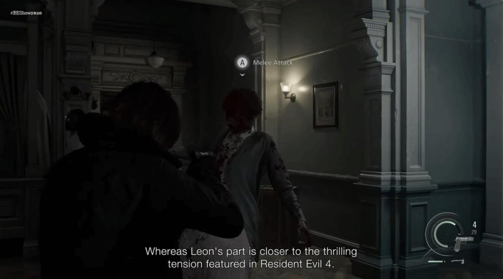 《生化危机9》里昂新实机演示 双主角有不同体验