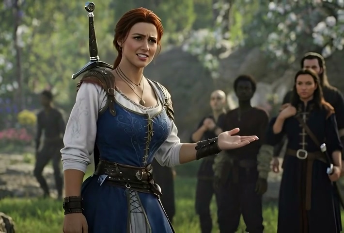 性感大雷！Grok换脸《神鬼寓言：重启版》女主