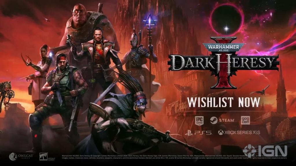 《战锤40K：黑暗异端》Alpha版实机宣传片公开