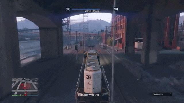 《GTA5》多人首次 更新活动玩家终于能驾驶火车