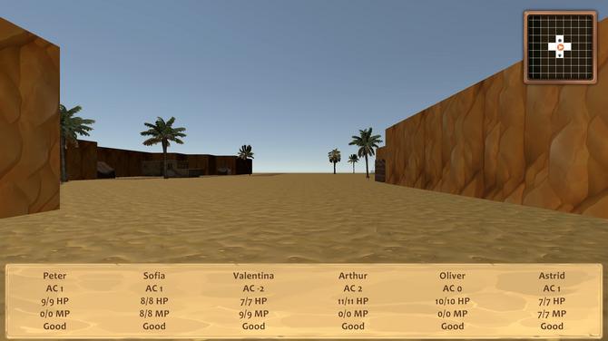 《Crossing The Sands》登陆Steam 复古3D迷宫RPG