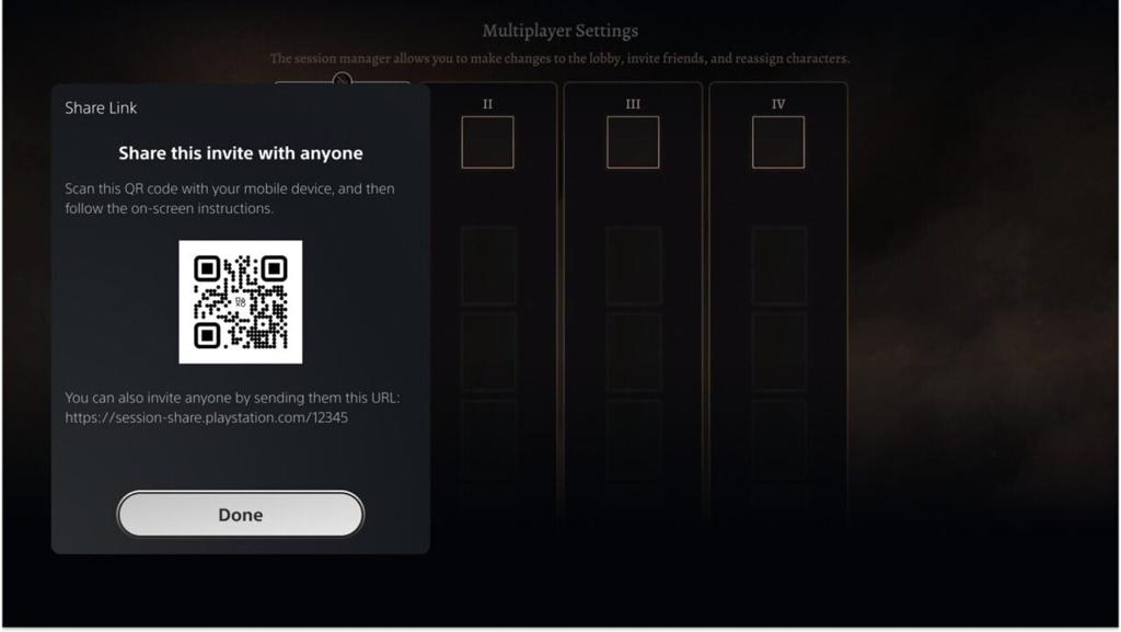 PlayStation玩家现在可通过二维码加入派对