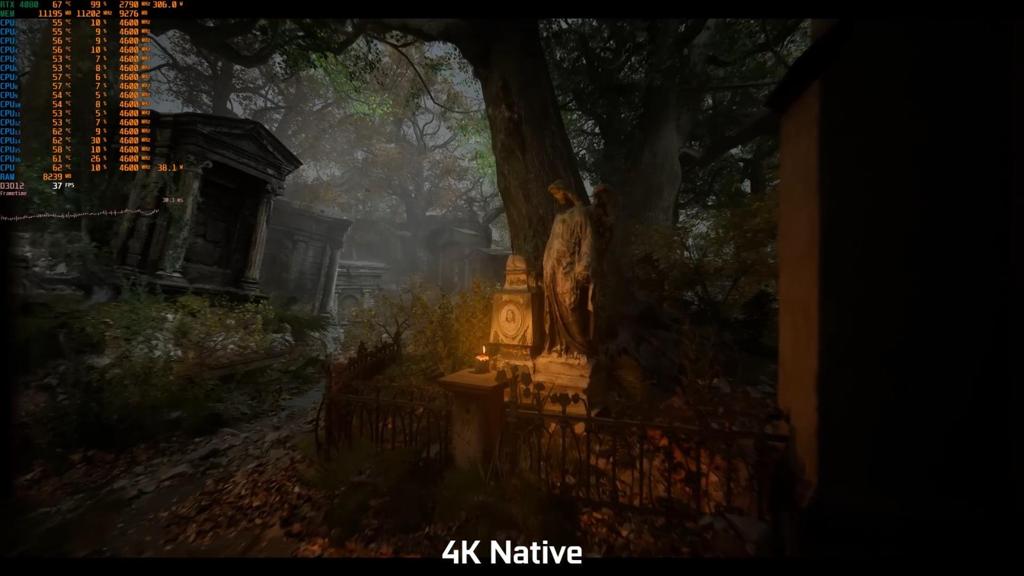 虚幻5.4技术演示画面逼真 但RTX4080很难达到4K/60帧