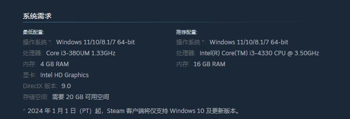 《废都物语 重制版》Steam商店页面上线 发售日期待定