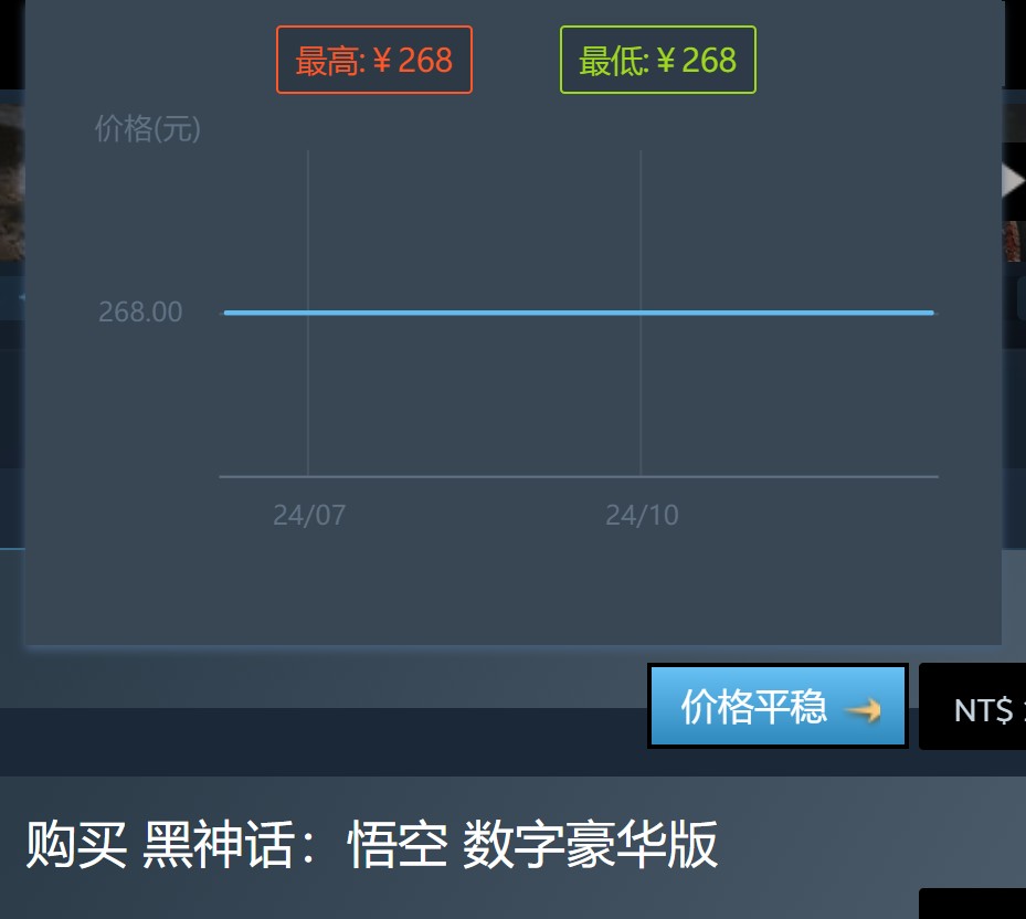 Steam冬季特卖开启 《黑神话》价格依旧坚挺