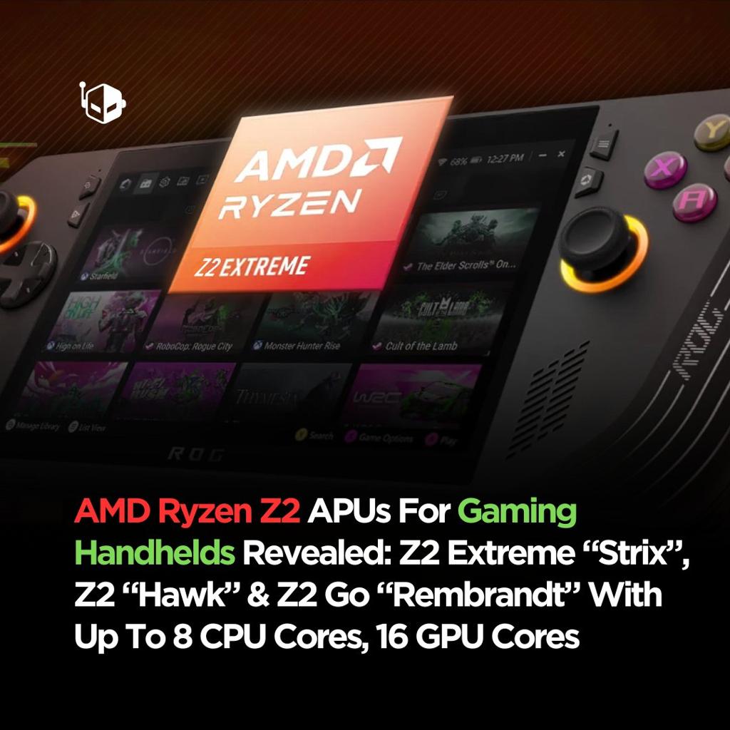 AMD发布最强掌上游戏PC芯片组：Zen 2 Extreme