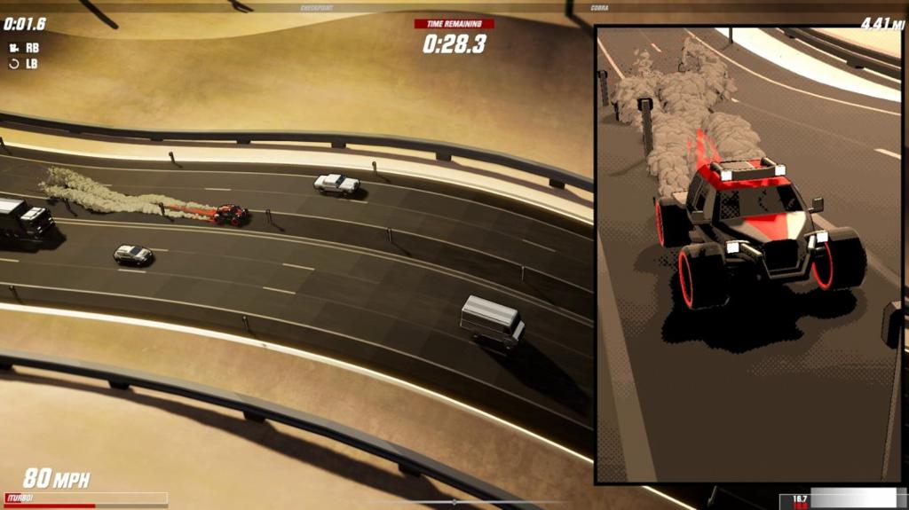 街机高速公路赛车游戏《Speed Demons 2》Steam页面 明年发售