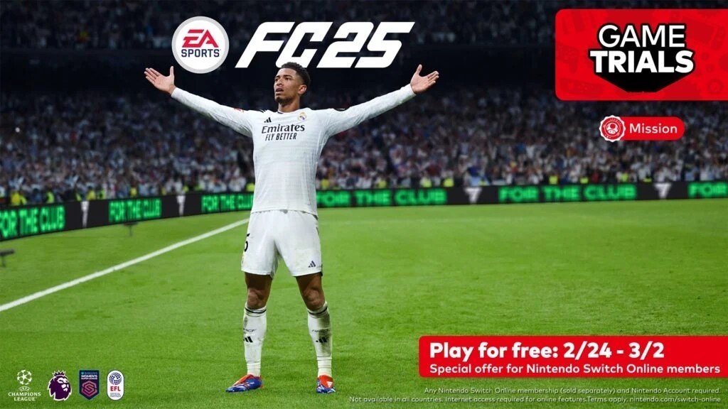 《EA SPORTS FC 25》加入任天堂试玩会 可免费游玩Switch版 