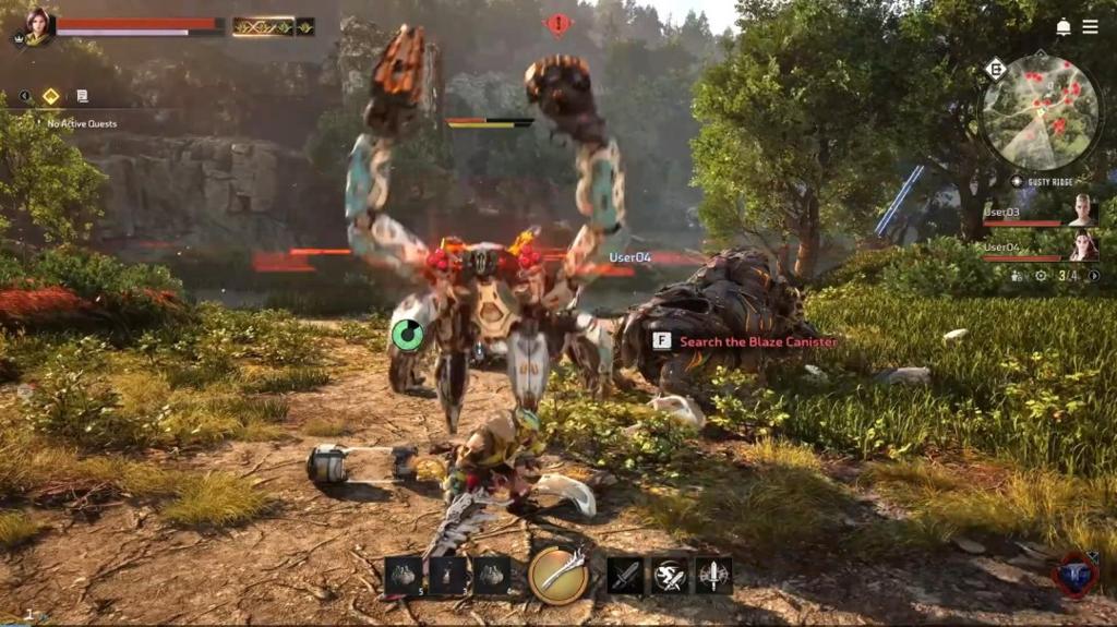 《地平线：钢铁边境》新实机演示 画面和玩法很棒