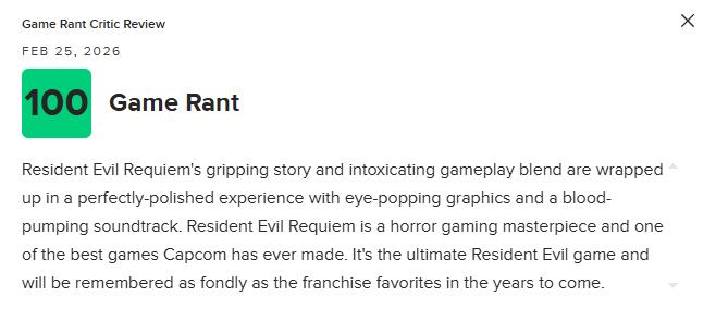 《生化危机9》M站88分：生存恐怖又一杰作 系列终极形态！