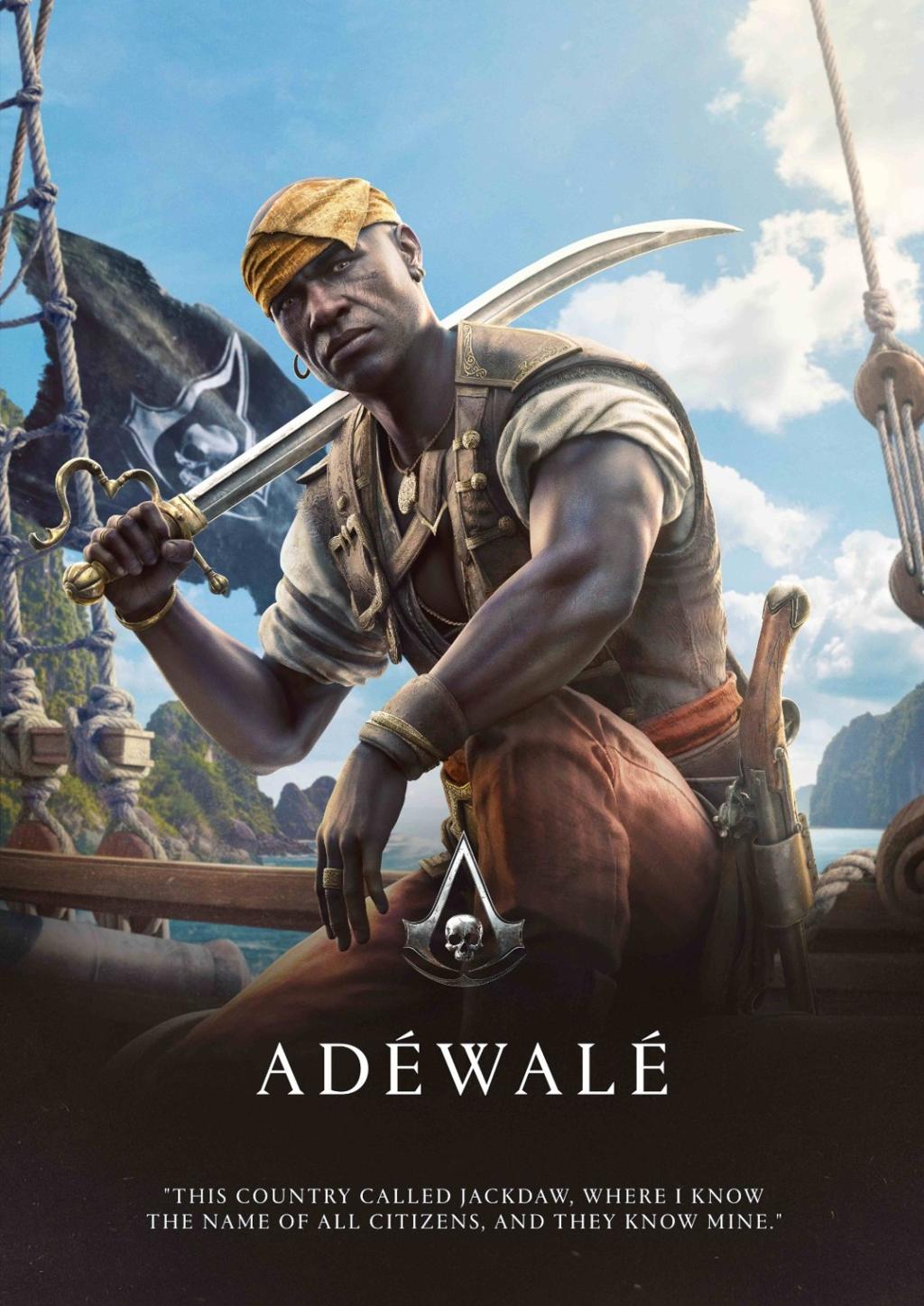 《刺客信条：黑旗 记忆重置》人物立绘公布＆开发者访谈！