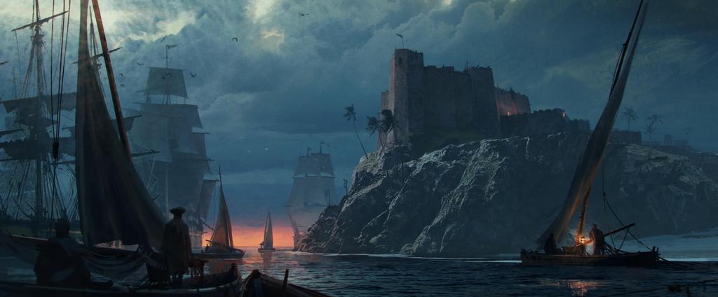 《刺客信条：黑旗 记忆重置》最高需RTX 4090 新旧版画面对比视频