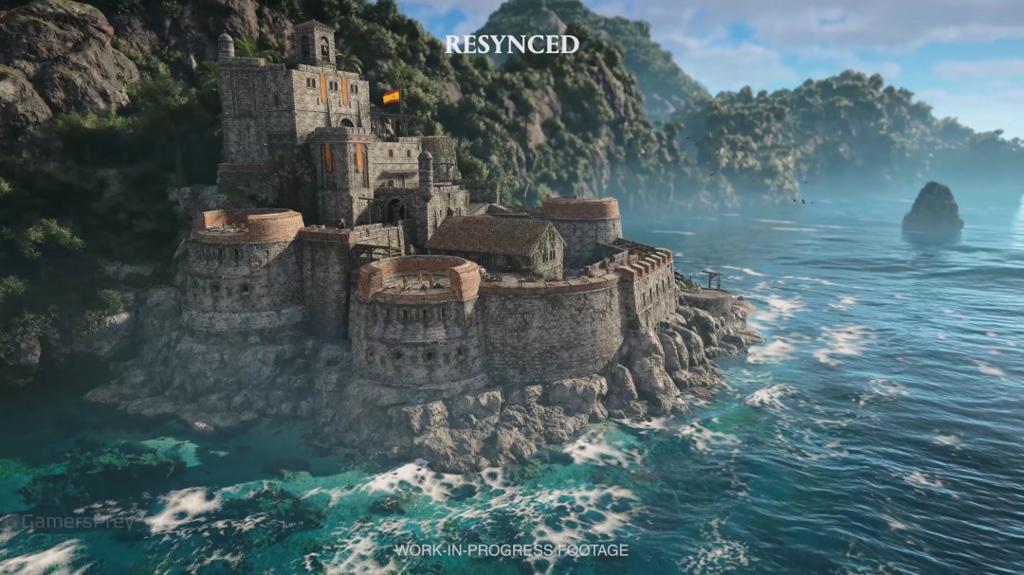 《刺客信条：黑旗 记忆重置》最高需RTX 4090 新旧版画面对比视频