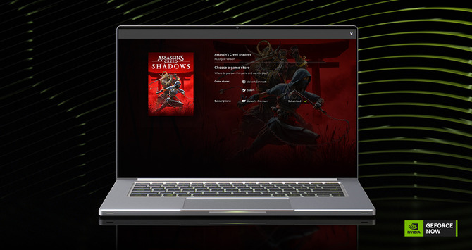 GeForce NOW最新更新上线 XGP以及育碧+系游戏更突出