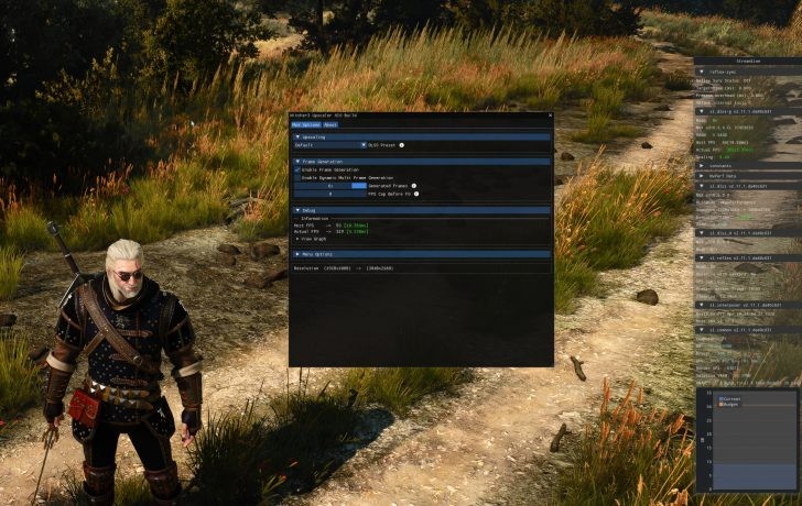 备战《巫师3》DLC！DLSS 4.5多帧生成mod上线