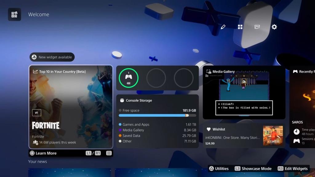 PlayStation 5测试版更新能让玩家看到游戏游玩人数