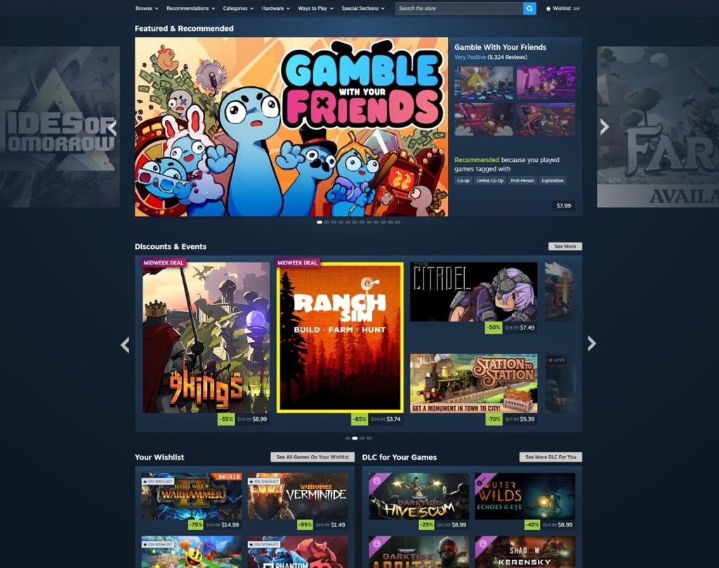 Steam商店页面重大更新 全新UI上线！