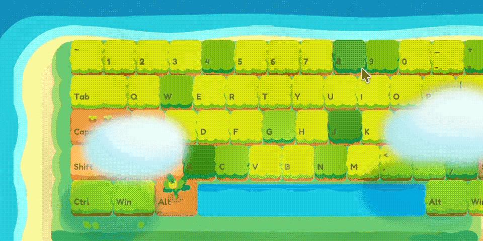 全新作物与神秘键帽  打字放置游戏《键盘农场》Playtest更新